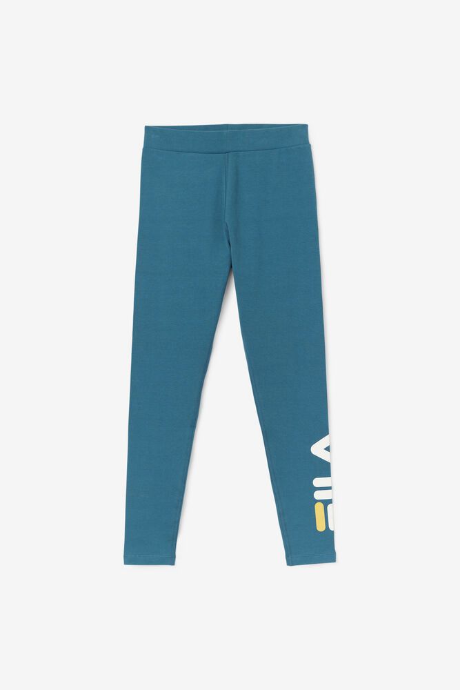 Fila Legging Damske Elora Modre - CADKL5396